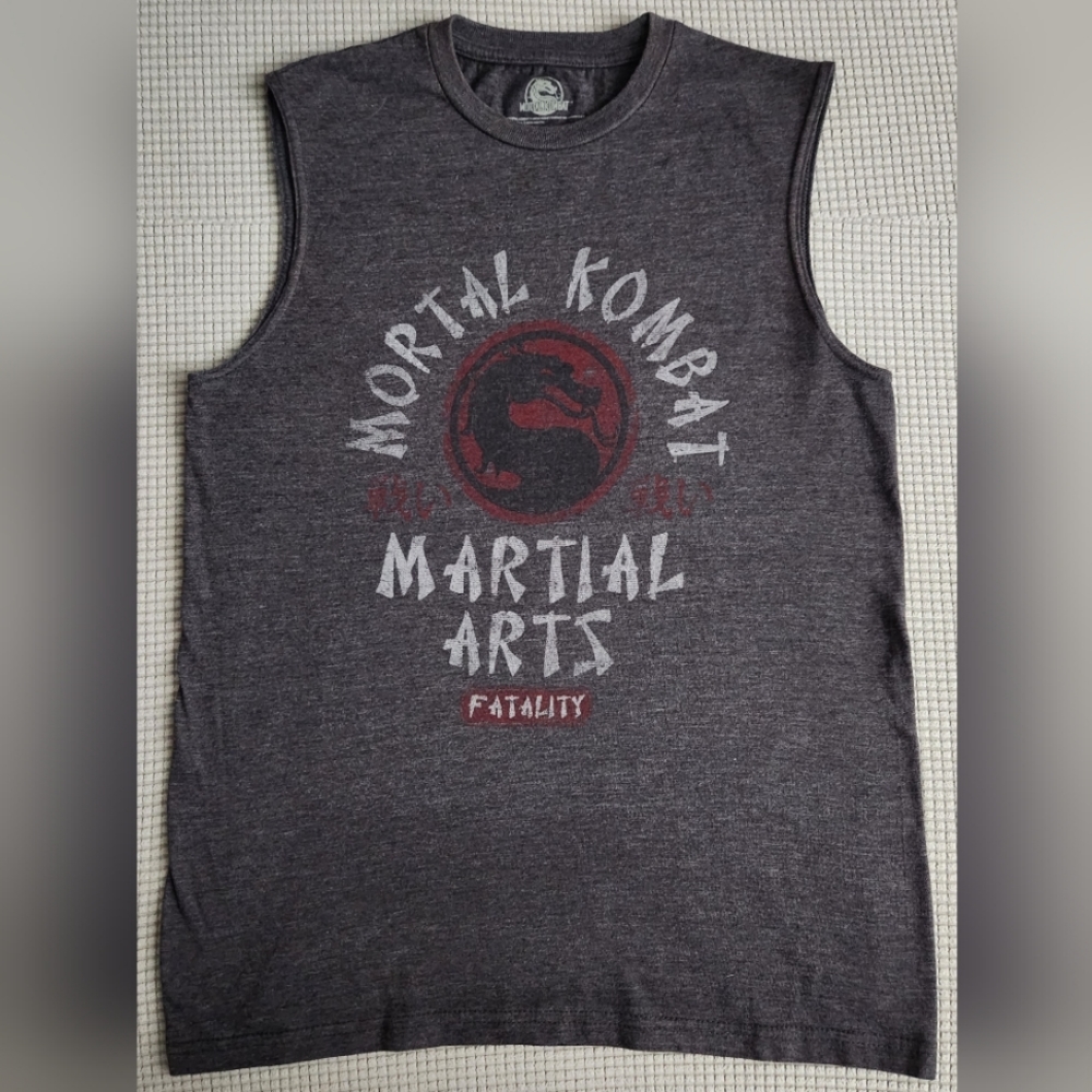 Small Mortal Kombat Graphic Sleeveless Men's Tank Shirt